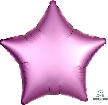 Foil Balloon - Flamingo Satin Luxe Star 18&quot;