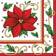 Napkins Bev Winter Botanical (125PK)