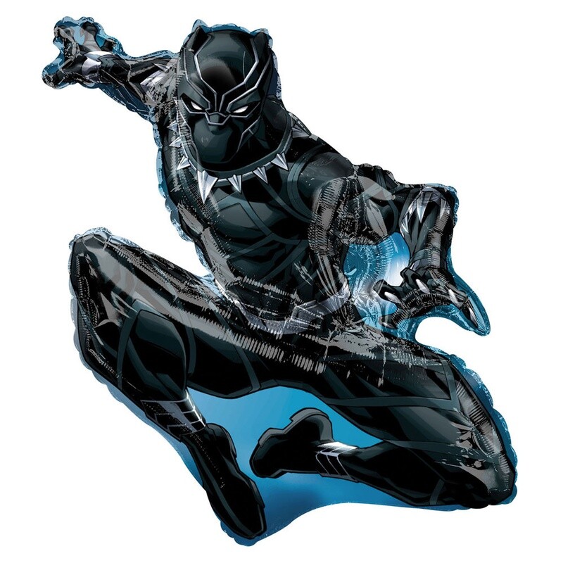 Foil Balloon- Black Panther- 32&quot; x 32&quot;