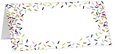 Tent Cards- Bakeware Party- 25pk