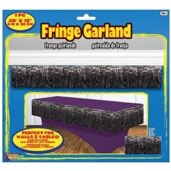 Fringe Garland Black