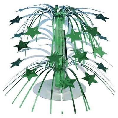 Centerpiece- Mini Cascade- Green Star- 1pkg- 8.5&quot;