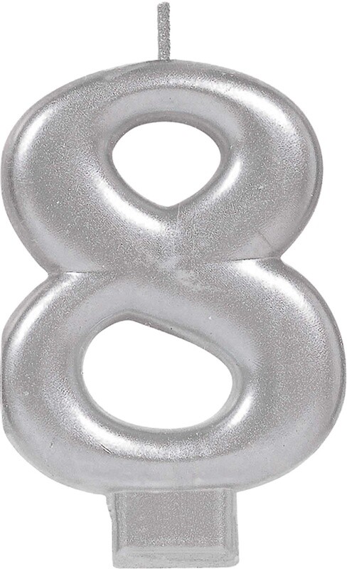 Candle- Silver- #8