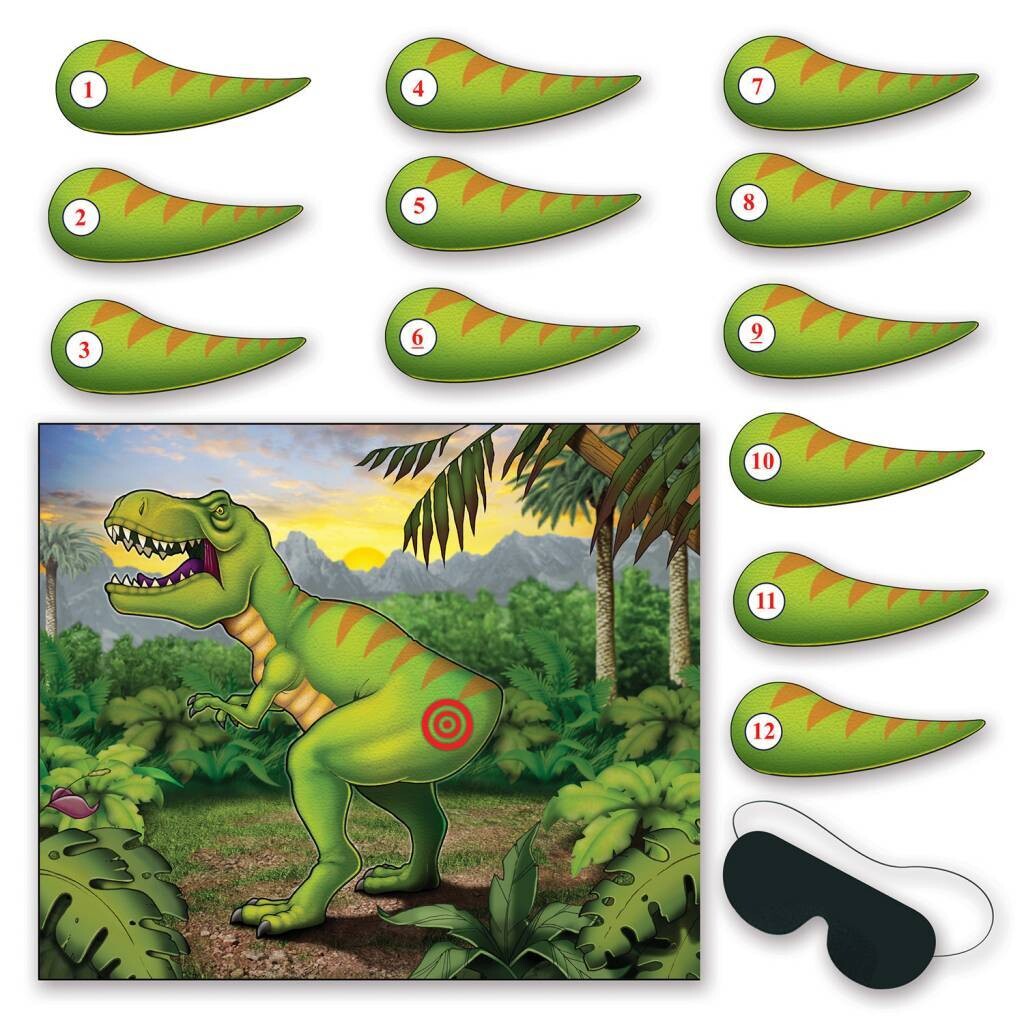 Pin The Tail - Dinosaur Game