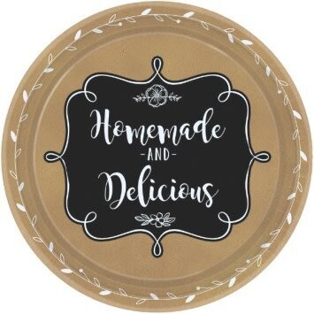 Dinner Paper Plates- Homemade and Delicious- 8pk/10.5&quot;