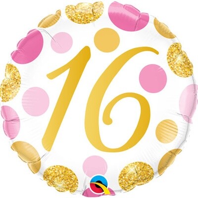 Foil Balloon-16th Birthday-18&quot;