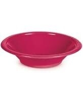 Bowls Plastic Magenta (20pk)