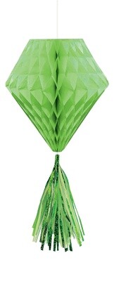 Hanging Decoration-Mini Honeycombs- Lime Green