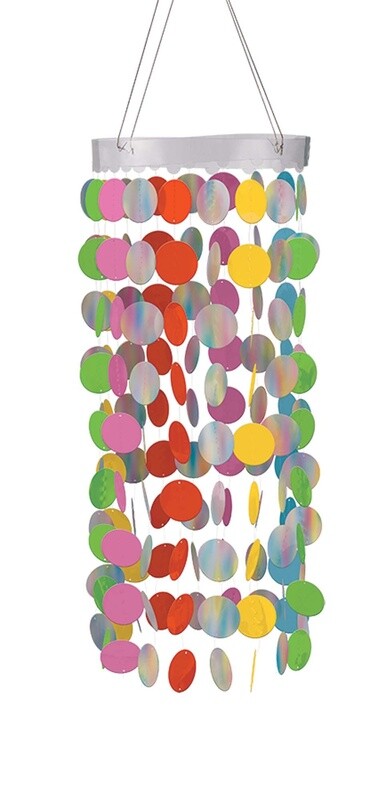 Hanging Circle Chandelier-Multi-color