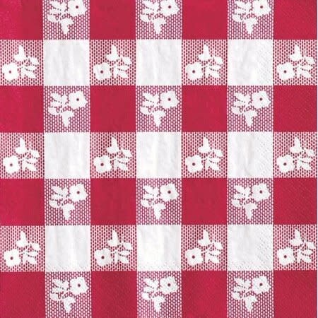 Lunch Napkins- Red Gingham- 18pk/2ply- Discontinued