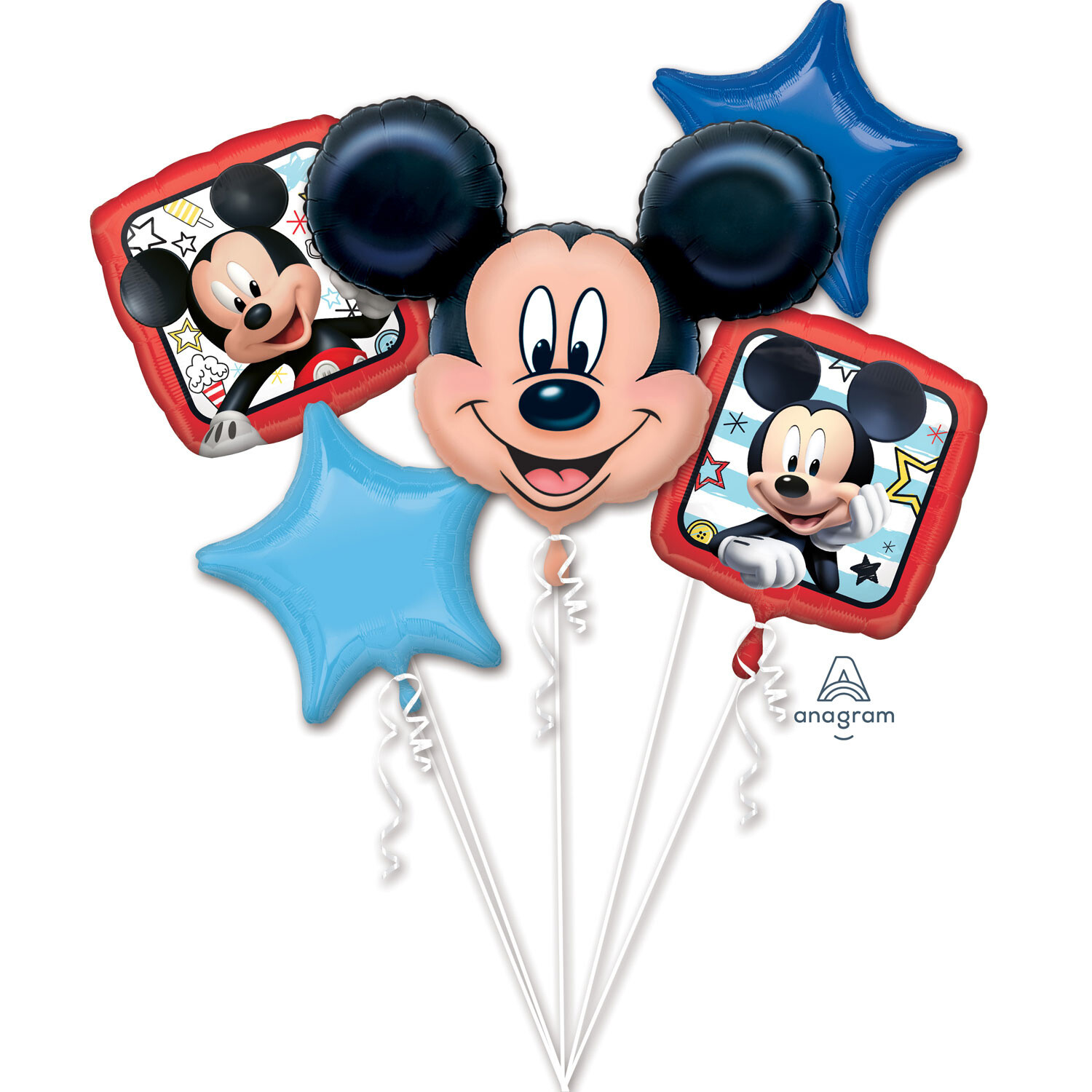 Foil Balloon-5pc Bouquet-Mickey Mouse
