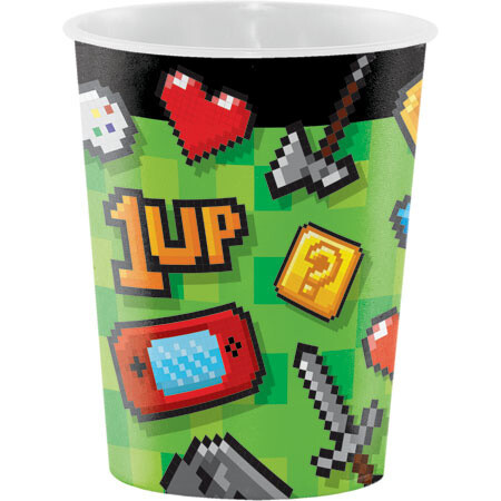 Cups- Gaming Party- Plastic- 16oz