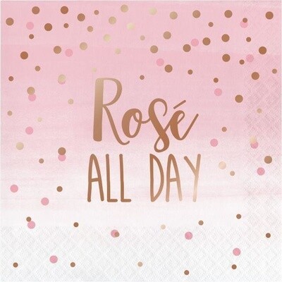 Napkins - LN - Rose All Day - 16pkg - 3ply