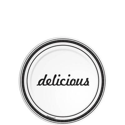 Luncheon Paper Plates-Eat and Enjoy-8pcs-7&quot;