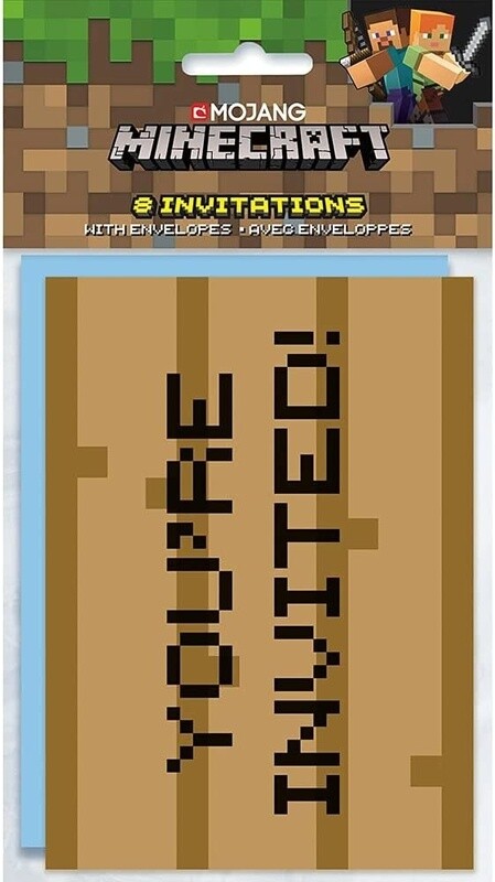 Invitations - Minecraft - 8pk