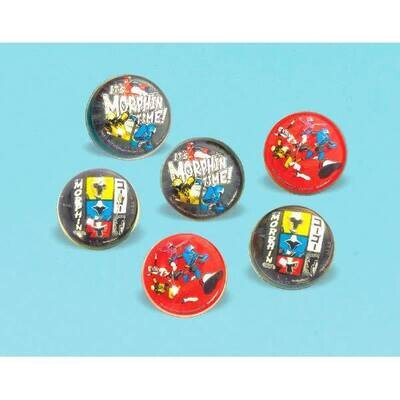 Bounce Ball - Power Rangers (6pk)