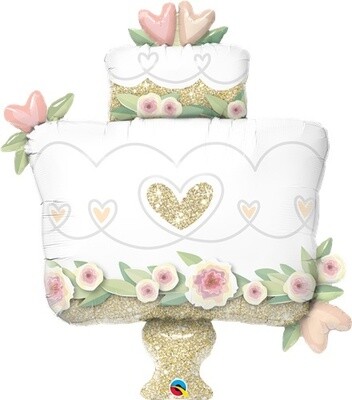 Foil Balloon - Wedding Cake