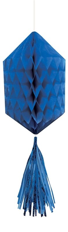 Hanging Decoration-Mini Honeycombs-Royal Blue