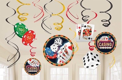 Swirl Decorations-Roll Up The Dice-12pcs