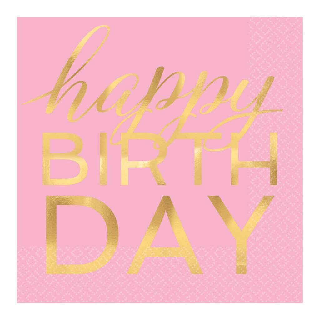 Lunch Napkins- Happy Birthday- 16pk