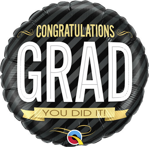 Foil Balloon- Congratulations Grad- You Did It!- 18&quot;