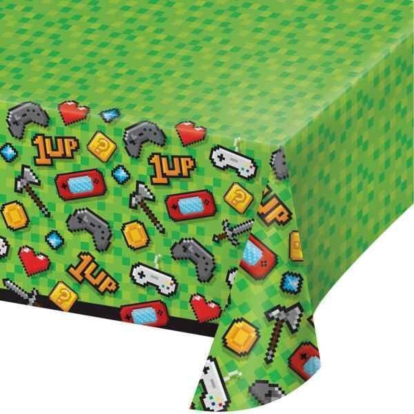 Table Cover - Gaming Party - Plastic- 54&quot; x 102&quot;