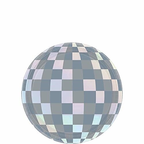 Plates Bev Disco Ball Drop (8PK)