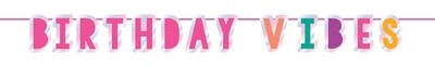 Foil Banner- Young &amp; Fabulous- 12ft