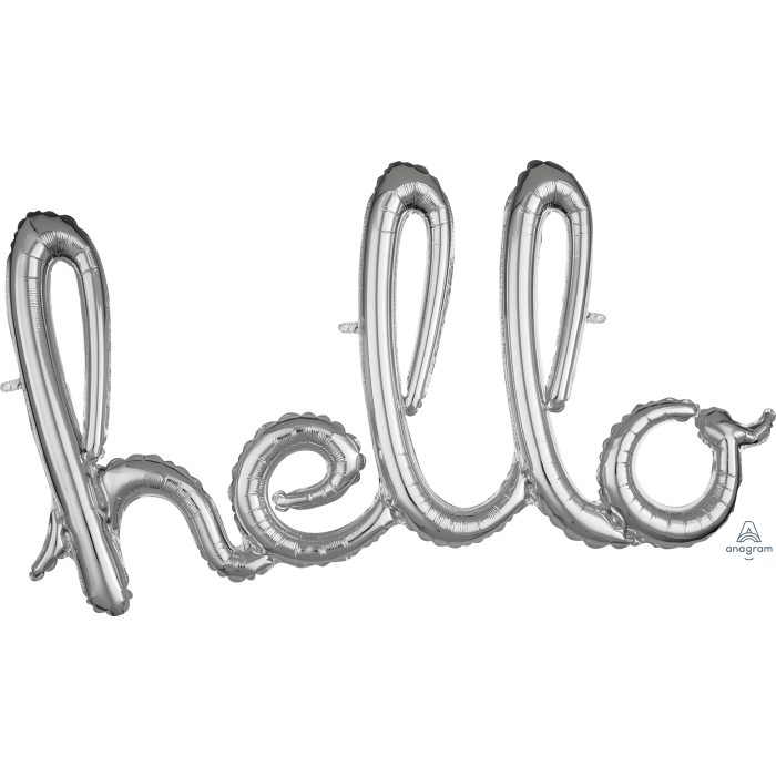Air-Filled-Foil-Hello-Silver