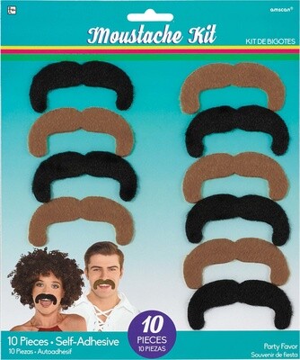 Moustache Kit-Good Vibes-10pcs