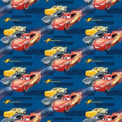 Gift Wrap-Disney Cars-30&quot;x60&quot;