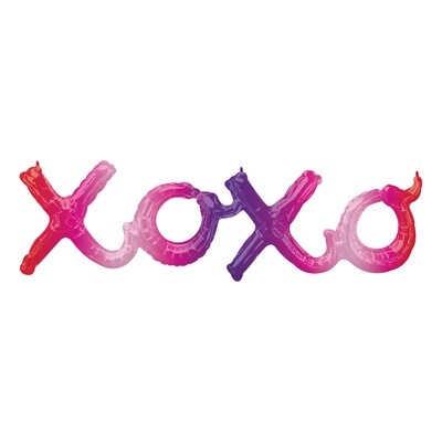 Foil-Air Filled xoxo in pink 39&quot;x11&quot;