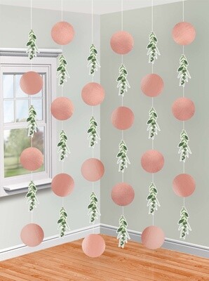 String Decorations- Love and Leaves- 6pcs
