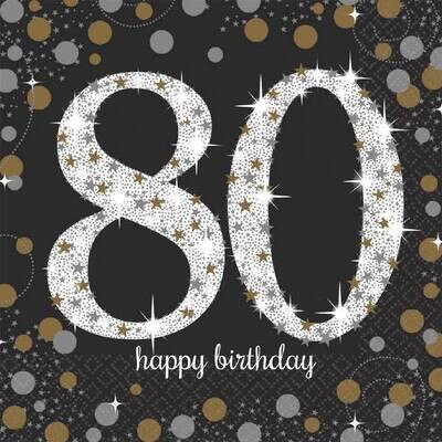 Napkins LN - Sparkling Celebration 80
