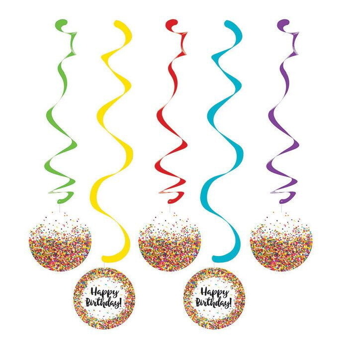 Dizzy Danglers- Sprinkles- 5pk