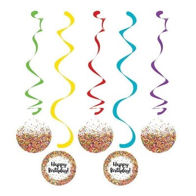 Dizzy Danglers- Sprinkles- 5pk
