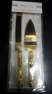 Serving Set Gold (2 PCS)