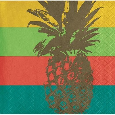 Beverage Napkins- Havaana-Pineapple- 24pk-3ply