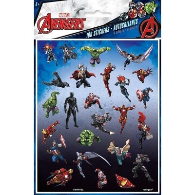 Stickers- Avengers-100pk