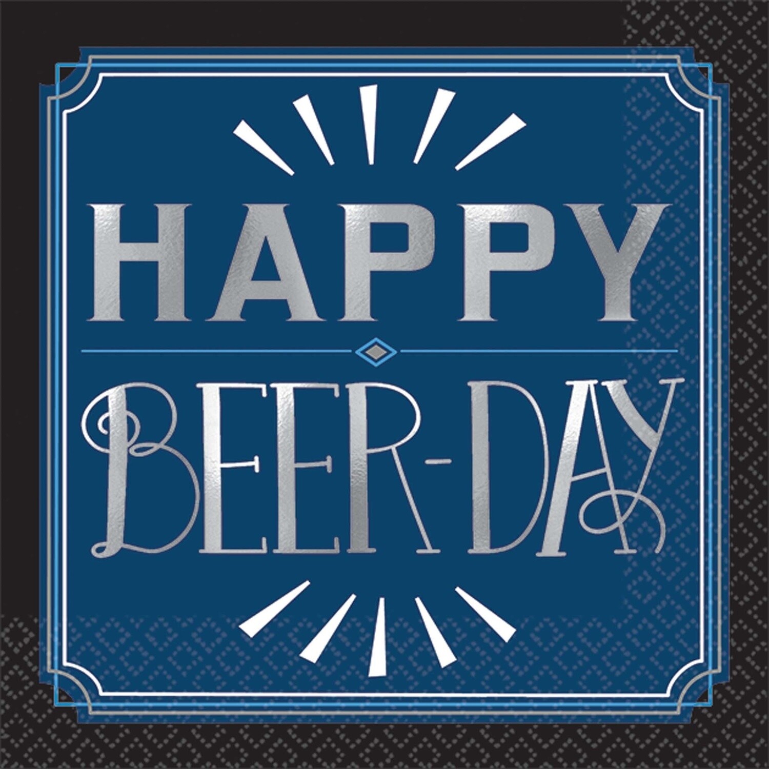 Beverage Napkins- Happy Beer Day- 16pk