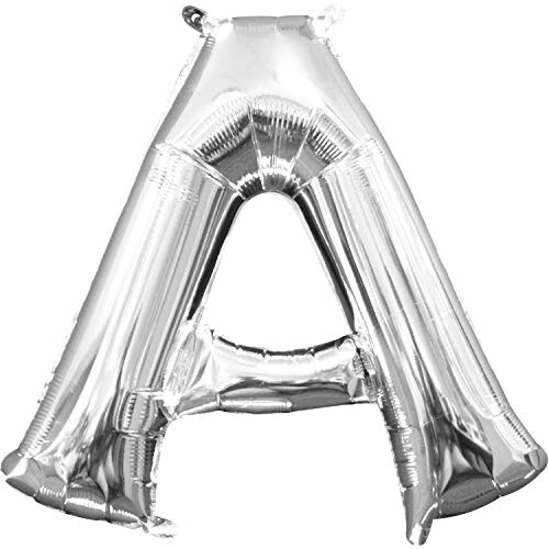 Foil Balloon Air Filled - Letter &quot;A&quot; - Silver - 16&quot;