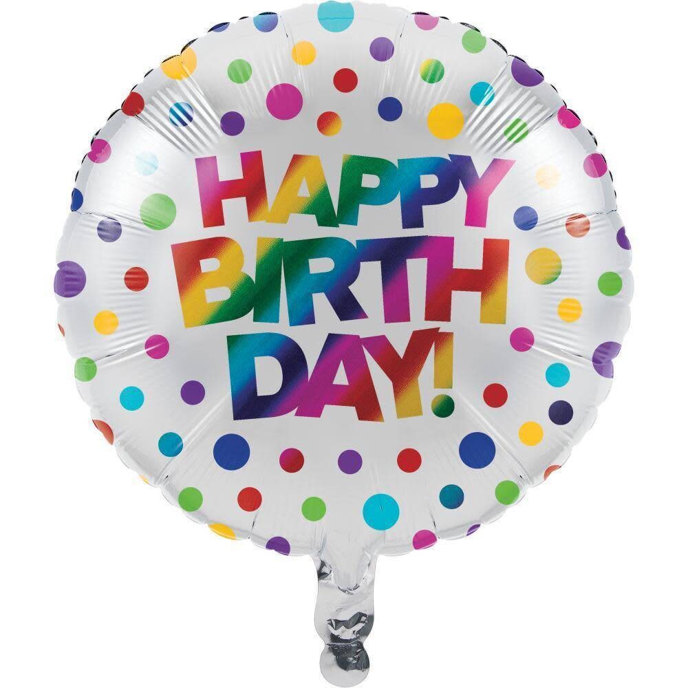 Foil Balloon - Rainbow Foil - 18&quot;