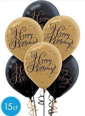 Latex  Balloons - Sparkling Celebration - 12&quot; - 15pkg