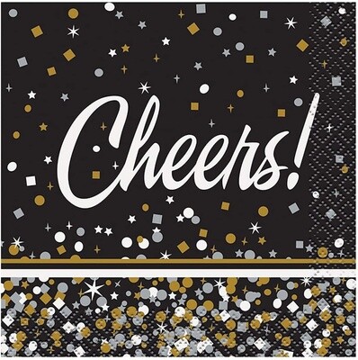 Napkins Bev Cheers (16PK)
