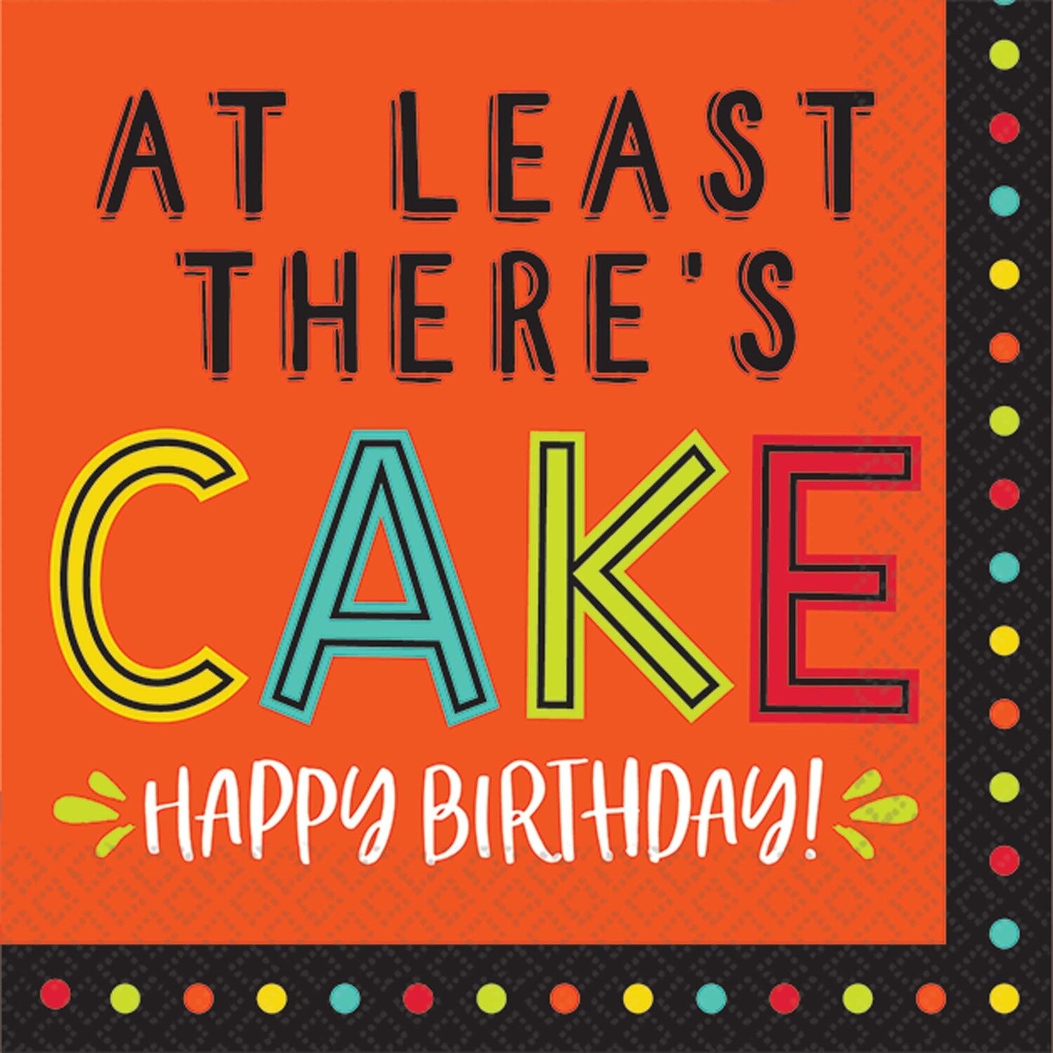 Beverage Napkins-Over the hill-At least theirs cake