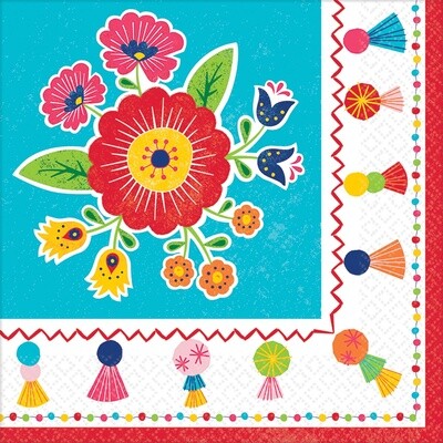 Luncheon Napkins- Fiesta Time- 16pk- 2ply