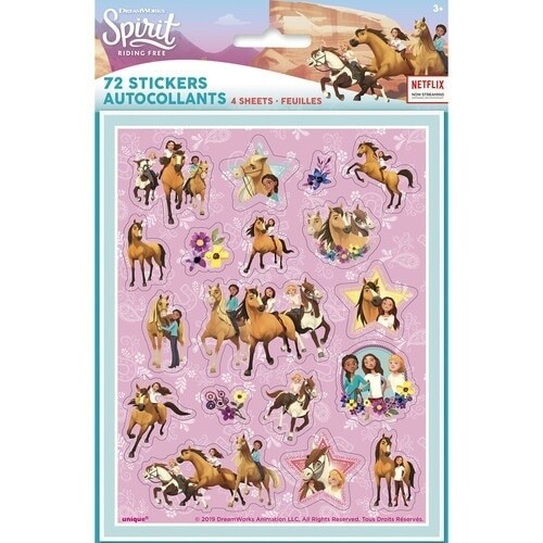 Stickers-Spirit Stallion Riding Free-72pcs