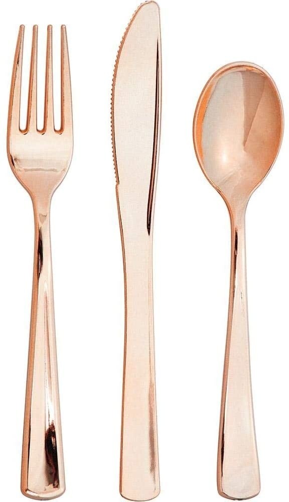 Sensations-Rose Gold- Assorted Cutlery-24pk
