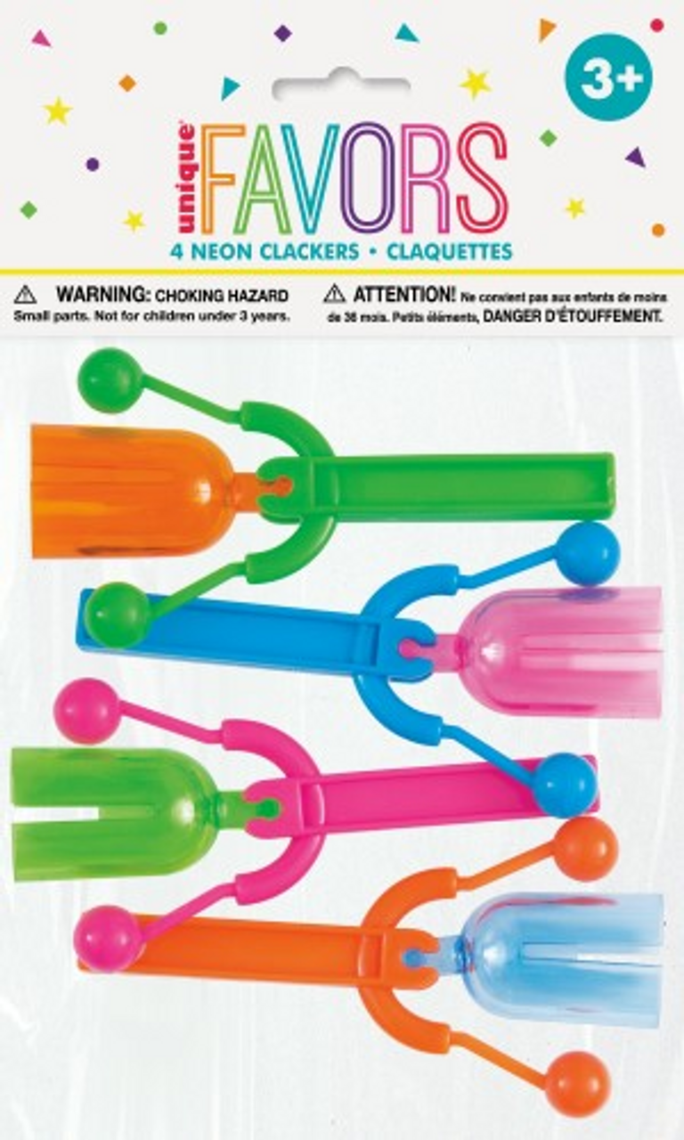 Party Favors-Neon Clackers-4pk