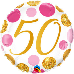 Foil Balloon-50th Birthday-18&quot;